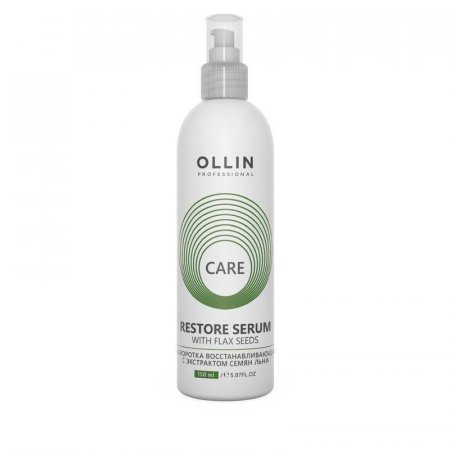 Сыворотка Ollin Care восстанавливающая с экстрактом семян льна 150 мл