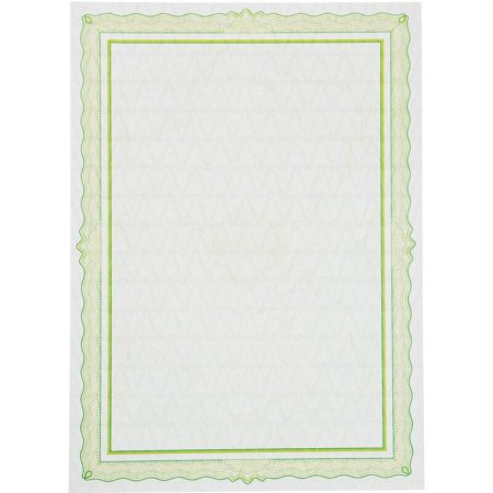 Сертификат-бумага А4 Attache зеленая с водяными знаками 100 г/кв.м (25  листов в упаковке)