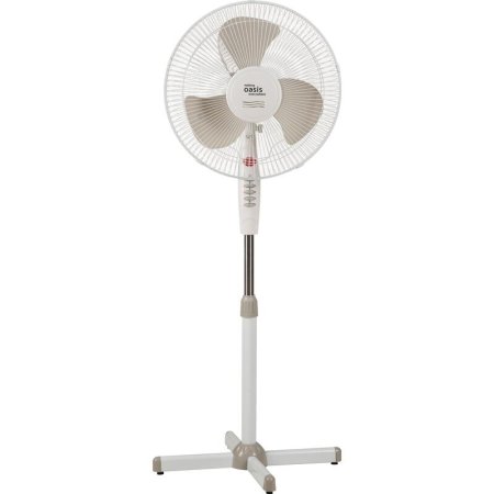 Вентилятор напольный Oasis VF-40PWG белый/серый