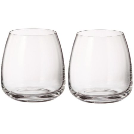 Набор стаканов для виски Crystal Bohemia Anser стеклянный низкий 400 мл  (2 штуки в упаковке)
