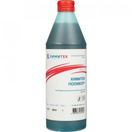 Профессиональное кислотное средство для мытья кафельных и керамических поверхностей Химитек Поликор 1 литр
