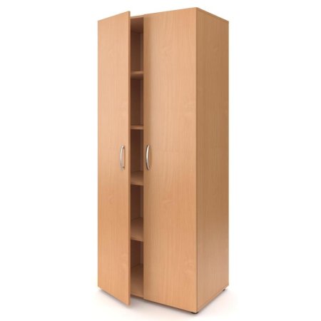 Шкаф для одежды МДО двухстворчатый комбинированный (бук, 800х520х1950 мм)