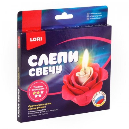 Набор для изготовления свечи Lori Нежная роза