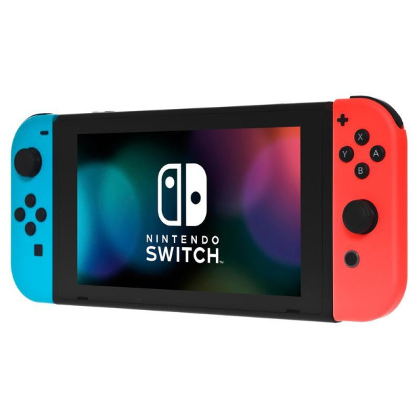Игровая приставка (консоль) Nintendo Switch New синяя/красная  (45496452643)