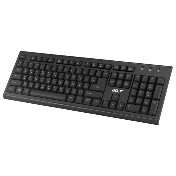 Комплект беспроводной клавиатура и мышь Acer OKR120 черный  (ZL.KBDEE.007)