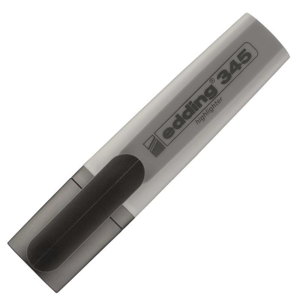 Текстовыделитель Edding E-345/12 серый (толщина линии 1-5 мм)