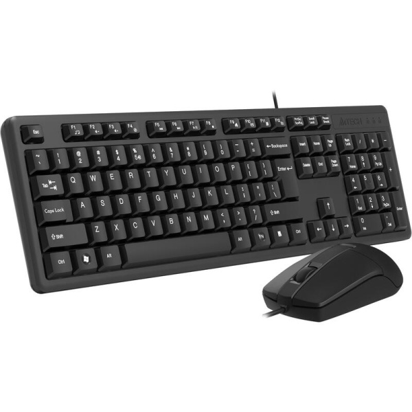 Комплект проводной клавиатура и мышь A4Tech KK-3330 (KK-3330 USB  (BLACK))