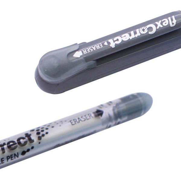 Ручка гелевая со стираемыми чернилами Flexoffice черный (толщина линии  0.5 мм)