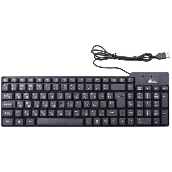 Комплект проводной клавиатура и мышь Ritmix RKC-010 (15119373)