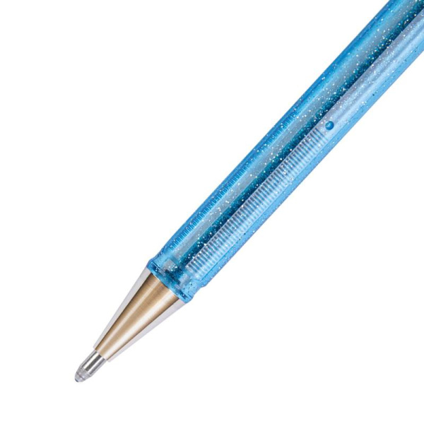 Ручка гелевая Pentel Hybrid Dual Metallic 1 мм хамелеон  сине-серый/синий/серебристый