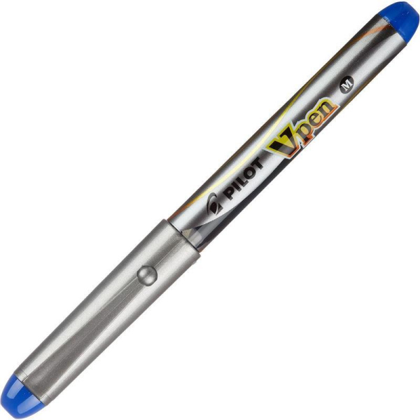 Ручка перьевая Pilot SVP-4M V-Pen серый корпус синяя