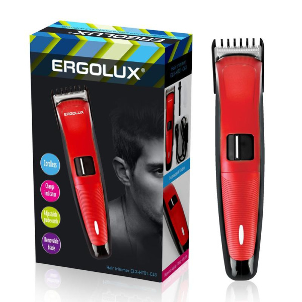 Триммер для волос и бороды Ergolux ELX-HT01-C43