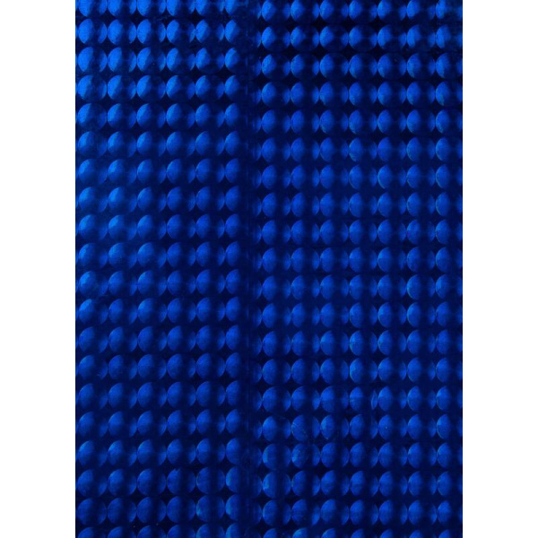 Пакет подарочный голографический синий (34х26х8 см)