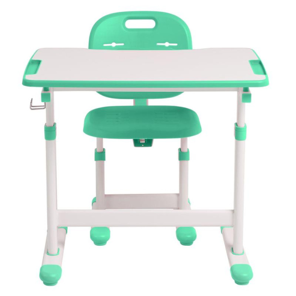Комплект детской мебели Omino Green парта со стулом регулируемые (белый/зеленый)