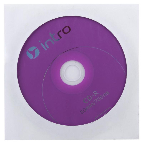 Диск CD-R 52x Intro конверт/1 Б0016199