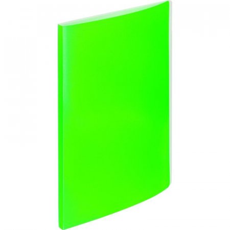 Папка файловая на 60 файлов Attache Neon А4 15 мм салатовая (толщина  обложки 0.5 мм)