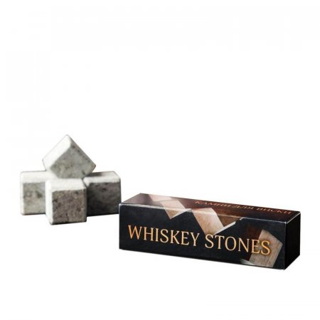 Камни для виски Дарим Красиво Whiskey Stones (4 штуки в упаковке)