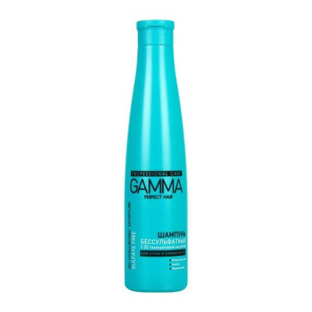 Шампунь Gamma Perfect Hair бессульфатный для сухих и ломких волос 350 мл