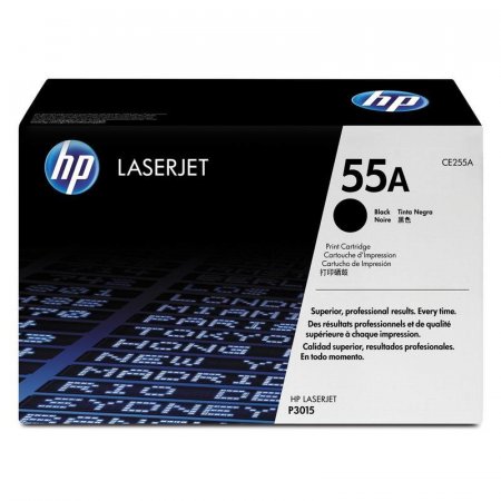 Картридж HP 55A CE255A черный