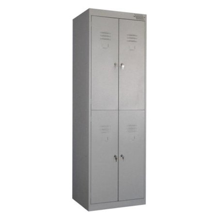 Шкаф для одежды металлический ШРК-24-800 4 отделения