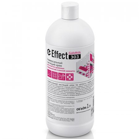Профессиональный универсальный чистящий крем для кухни и ванной Effect Gamma 303 1 л (артикул производителя 13119)