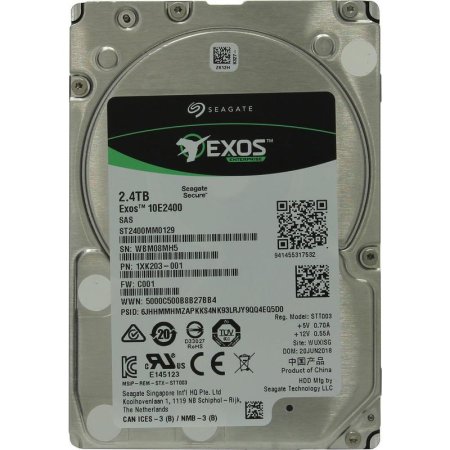 Жесткий диск Seagate Exos 10E2400 2.4 ТБ (ST2400MM0129)