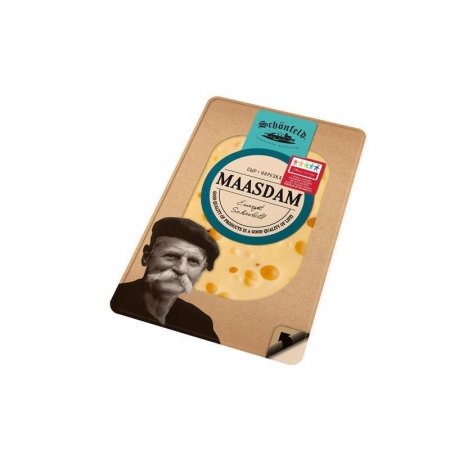 Сыр Schonfeld Маасдам нарезка 45% 125 г
