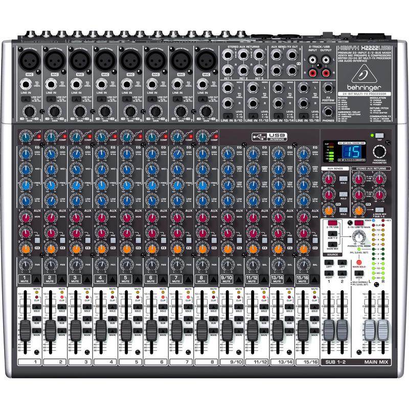 Микшерный Пульт Behringer Qx2222usb Купить