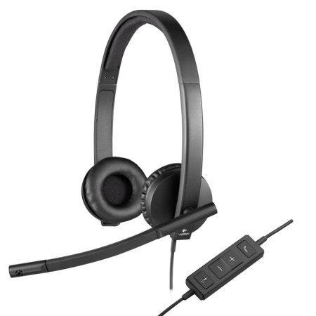 Гарнитура проводная Logitech H570e Stereo (981-000575)