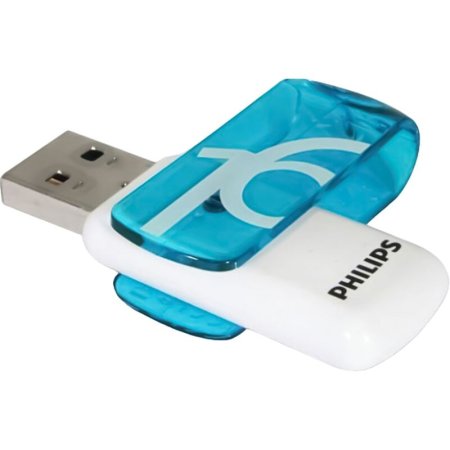 Флешка USB 2.0 16 ГБ Philips VIVID 2.0 (FM16FD05B/97)