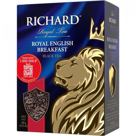 Чай Richard Royal English Breakfast черный 180 г