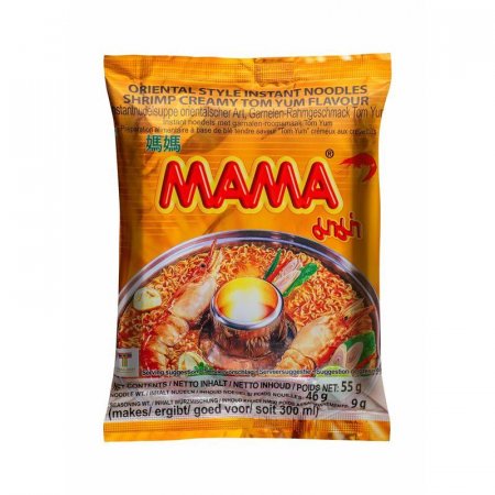 Лапша Мама тайская со вкусом кремовый Том Ям 55 г