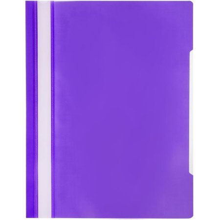 Скоросшиватель пластиковый Attache Элементари до 100 листов фиолетовый  (толщина обложки 0.15 мм, 10 штук в упаковке)