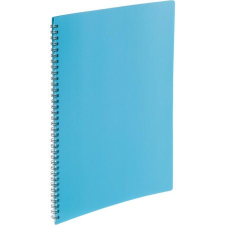 Папка файловая на 20 файлов Attache Selection Black&Blue А4 10 мм  синяя (толщина обложки 0.4 мм)