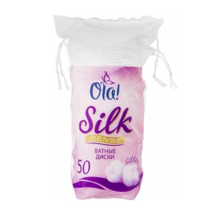 Диски ватные Ola! Silk Sense 50 штук в упаковке