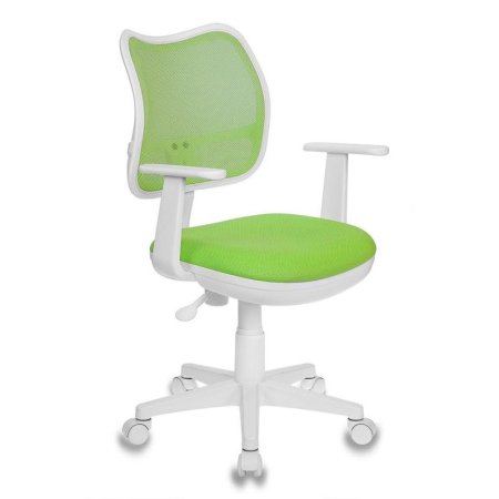 Кресло детское Бюрократ CH-W797 зеленое (сетка/ткань, пластик)