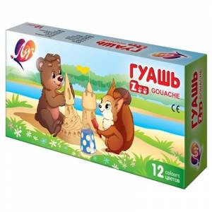 Гуашь Луч ZOO 12 цветов