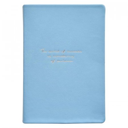 Ежедневник креативный полудатированный Infolio Quote искусственная кожа А5 160 листов голубой