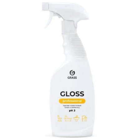 Моющее средство для акриловых и металлических поверхностей Grass Gloss Professional 600 мл