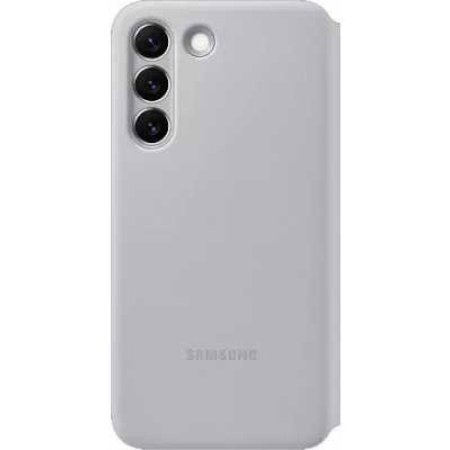 Чехол-книжка Samsung Smart LED View Cover S22 для Samsung Galaxy S22 серый (SAM-EF-NS901PJEGRU)