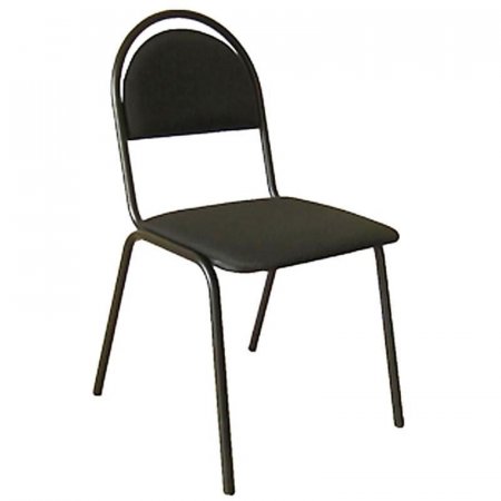Стул офисный Easy Chair Стандарт черный (искусственная кожа, металл черный)