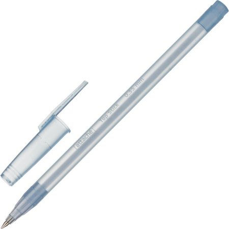Ручка шариковая неавтоматическая Attache Top Stick синяя (толщина линии  0.35 мм)