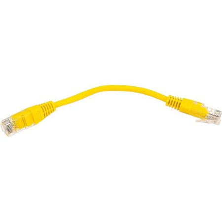 Патч-корд витая пара TWT TWT-45-45-0.15-YL cat 5e 0.15 м