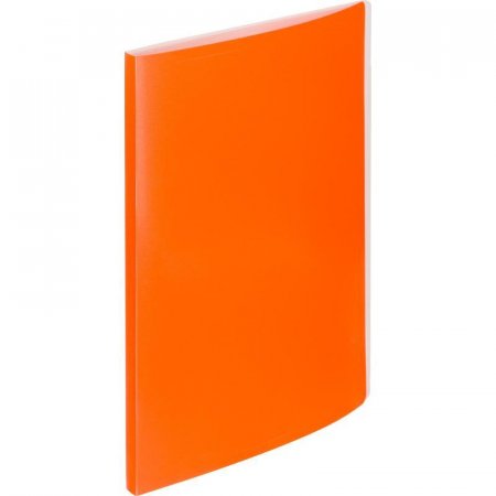 Папка файловая на 10 файлов Attache Neon А4 15 мм оранжевая (толщина  обложки 0.5 мм)