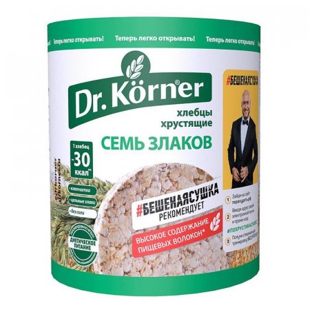 Хлебцы Dr.Korner Семь злаков пшеничные 100 г