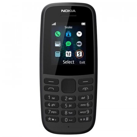 Мобильный телефон Nokia 105 SS черный (16KIGB01A13)