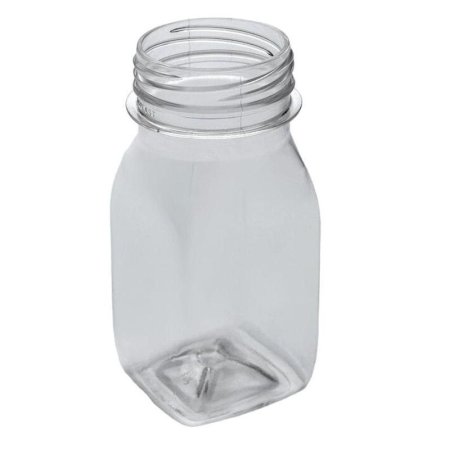 Бутылка с крышкой пластиковая прозрачная 100 мл с широким горлом (600  штук в упаковке)