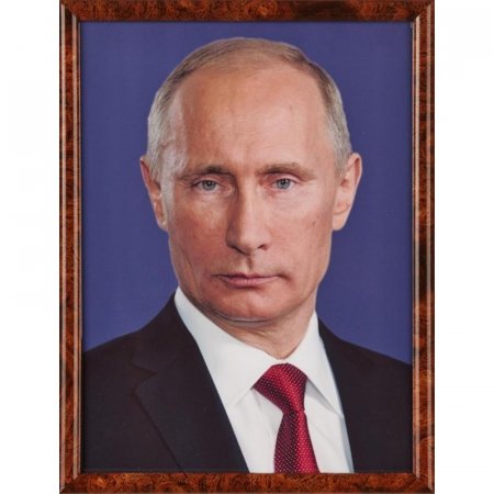 Портрет Путина Владимира Владимировича в рамке 21х30 см