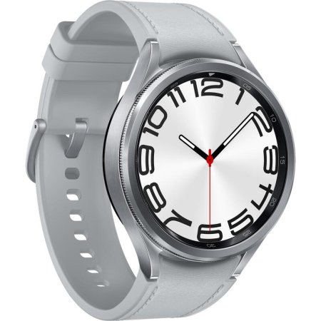 Смарт-часы Samsung Galaxy Watch6 Classic 47 мм серебристые  (SM-R960NZSACIS)