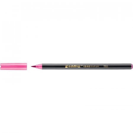 Ручка-кисть Edding 1340/9 розовая (толщина линии 1-4 мм)